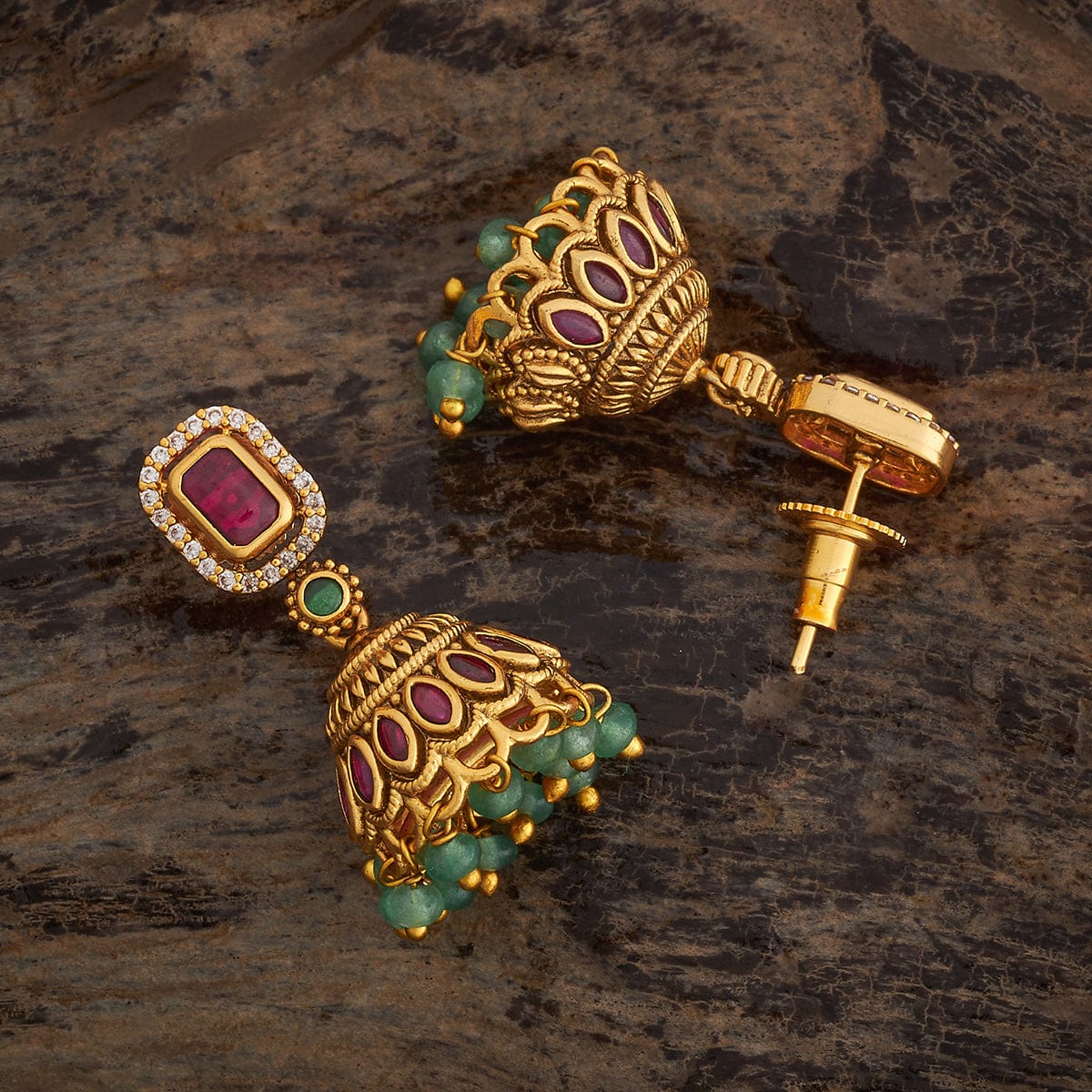 Antique Earring 181636 - Image 3