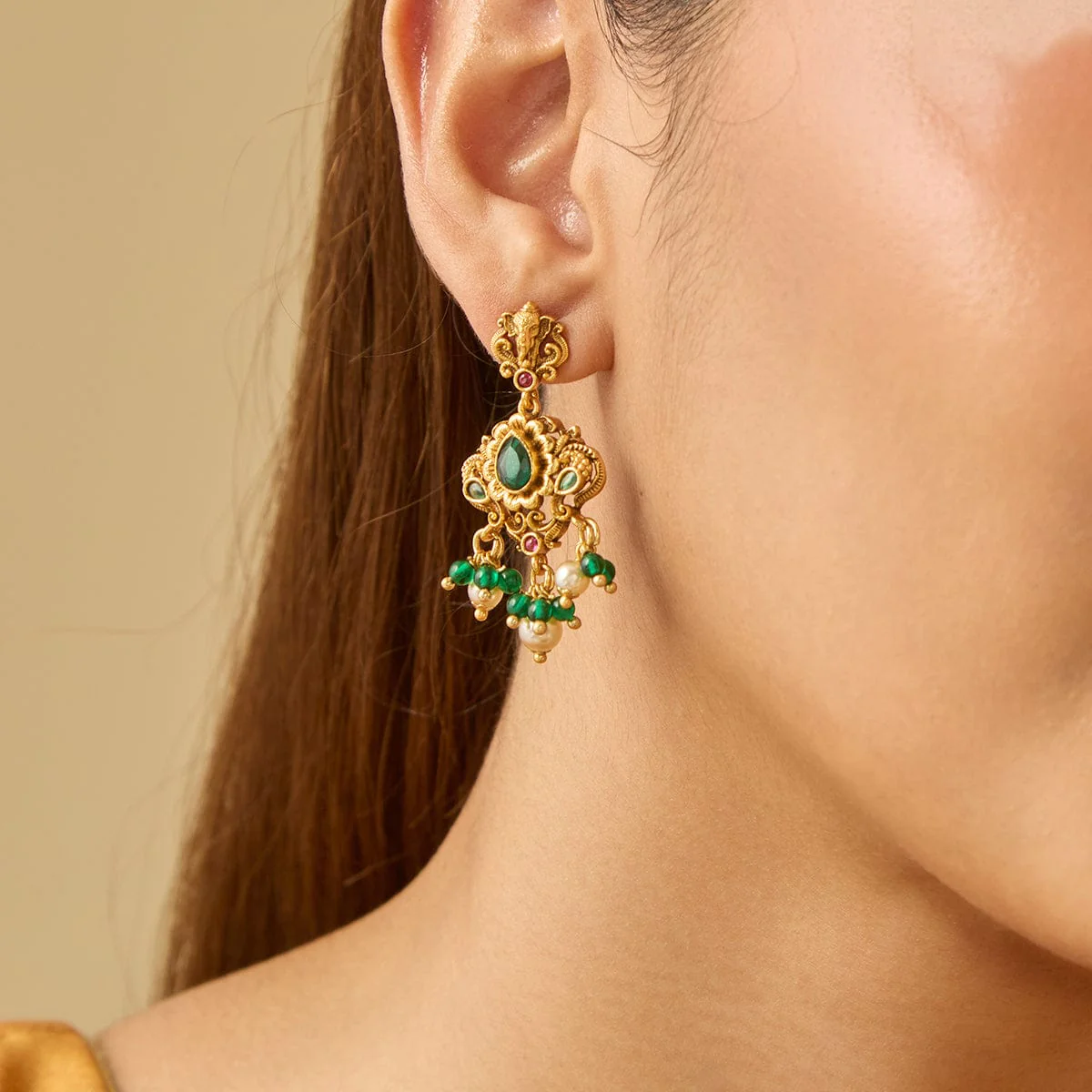 Antique Earring 185204 - Image 3