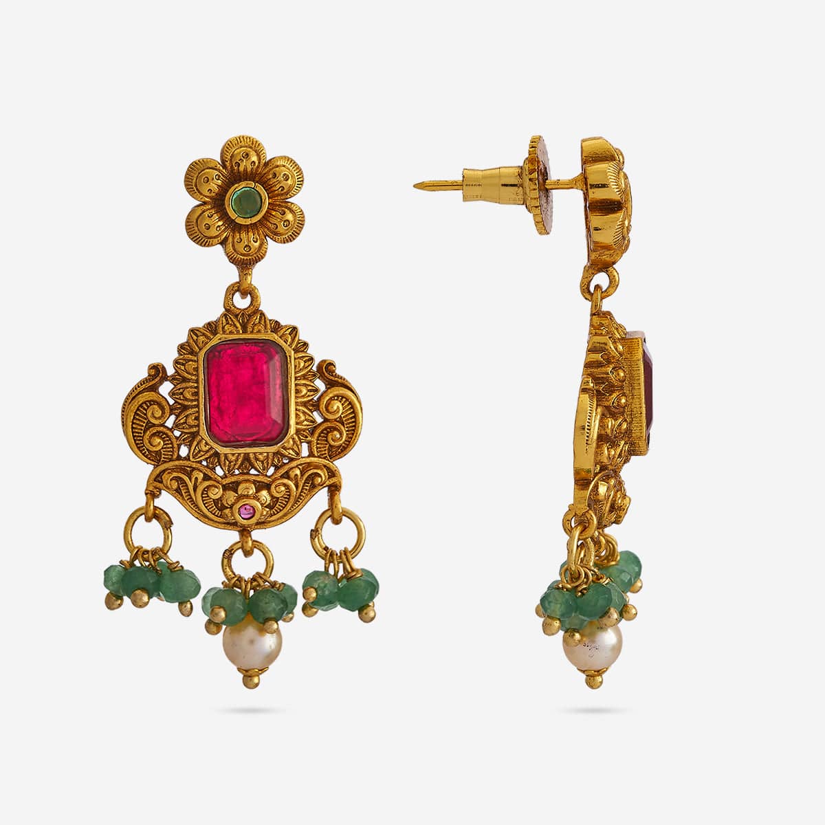 Antique Earring 185206 - Image 5