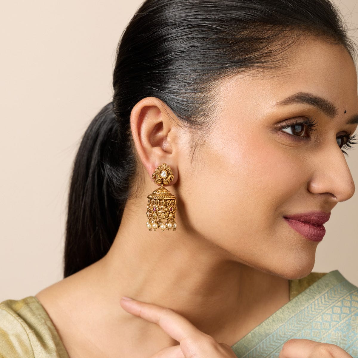 Antique Earring 188647 - Image 3