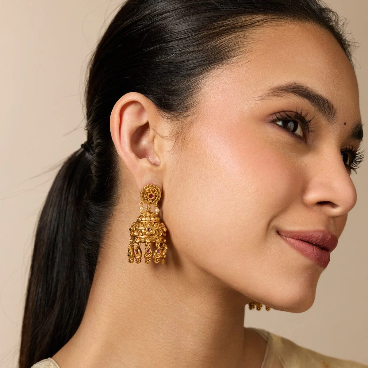 Antique Earring 188650 - Image 3