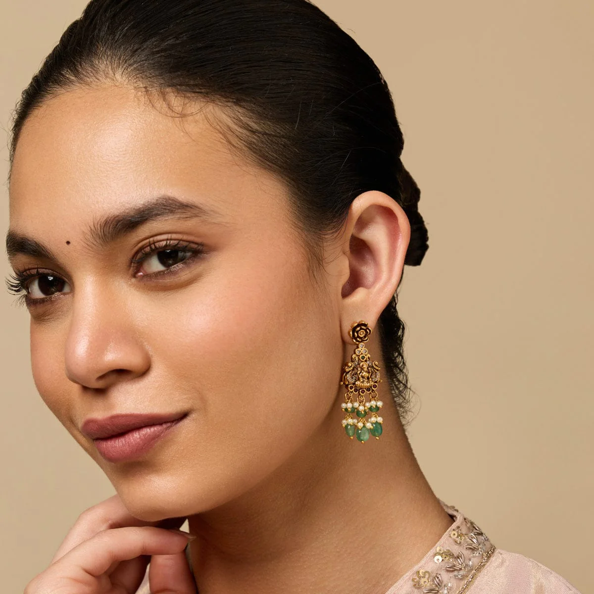 Antique Earring 188812 - Image 3