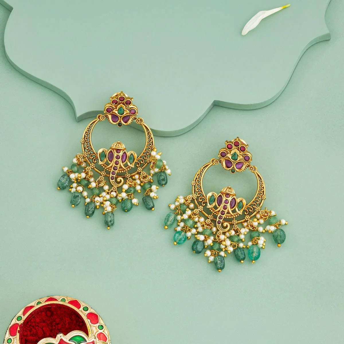 Antique Earring 188902 - Image 2