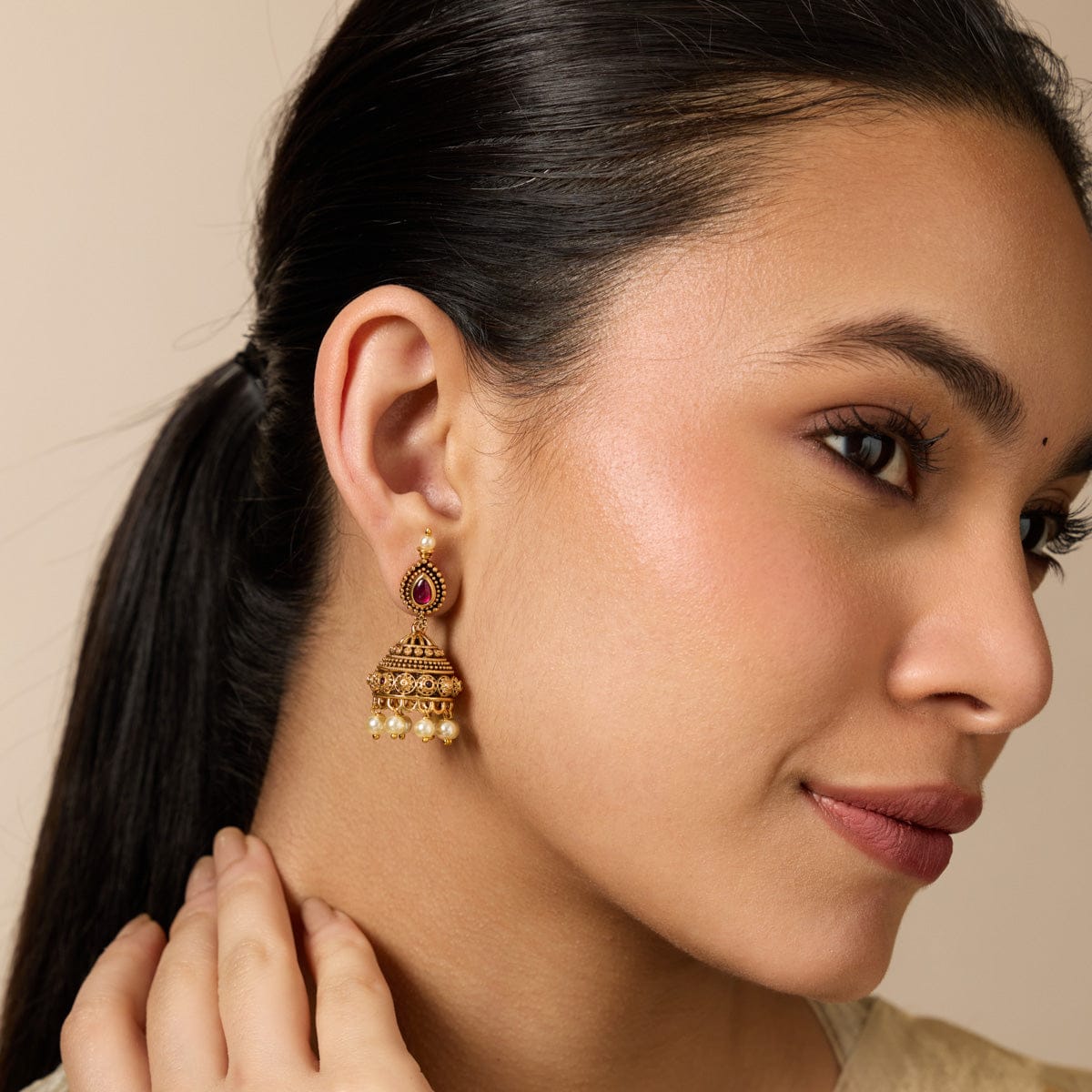 Antique Earring 190297 - Image 3