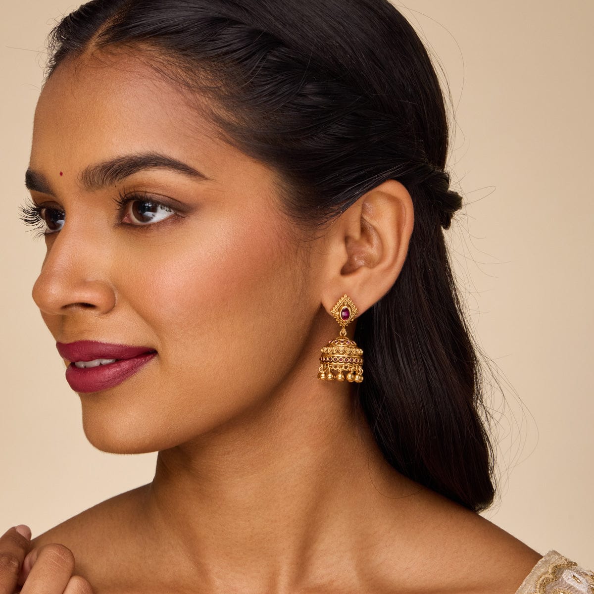 Antique Earring 190672 - Image 3