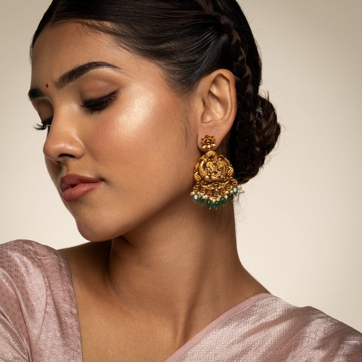 Antique Earring 190699 - Image 3