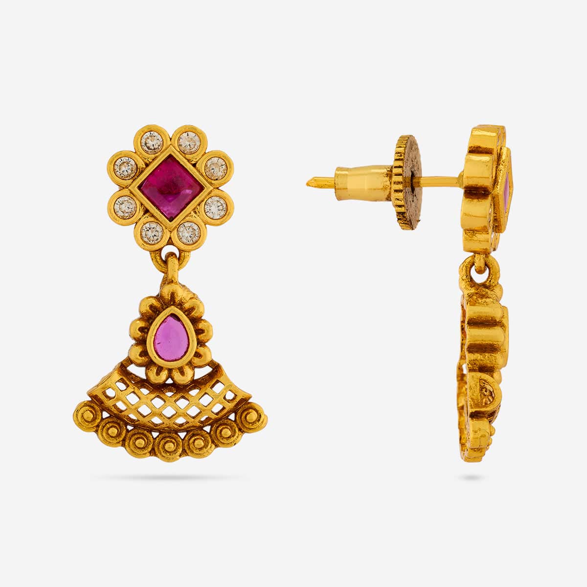 Antique Earring 190700 - Image 4