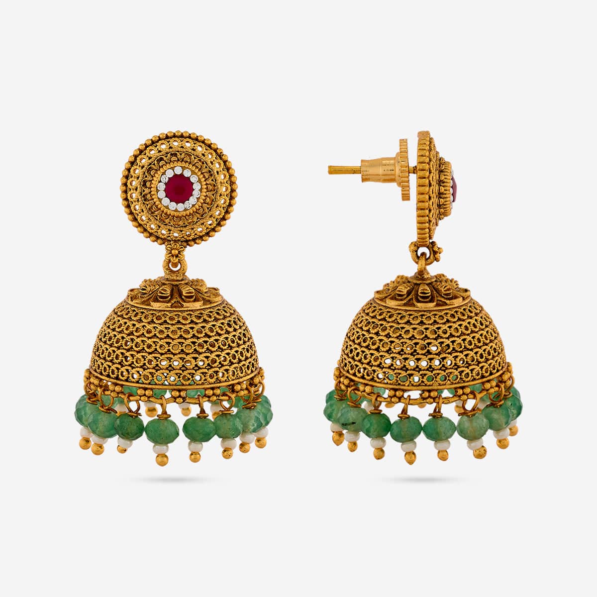 Antique Earring 191616 - Image 4