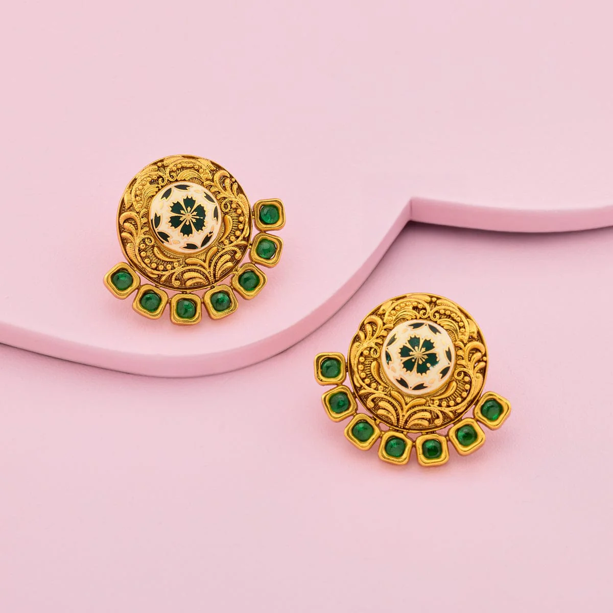 Antique Earring 192800 - Image 5