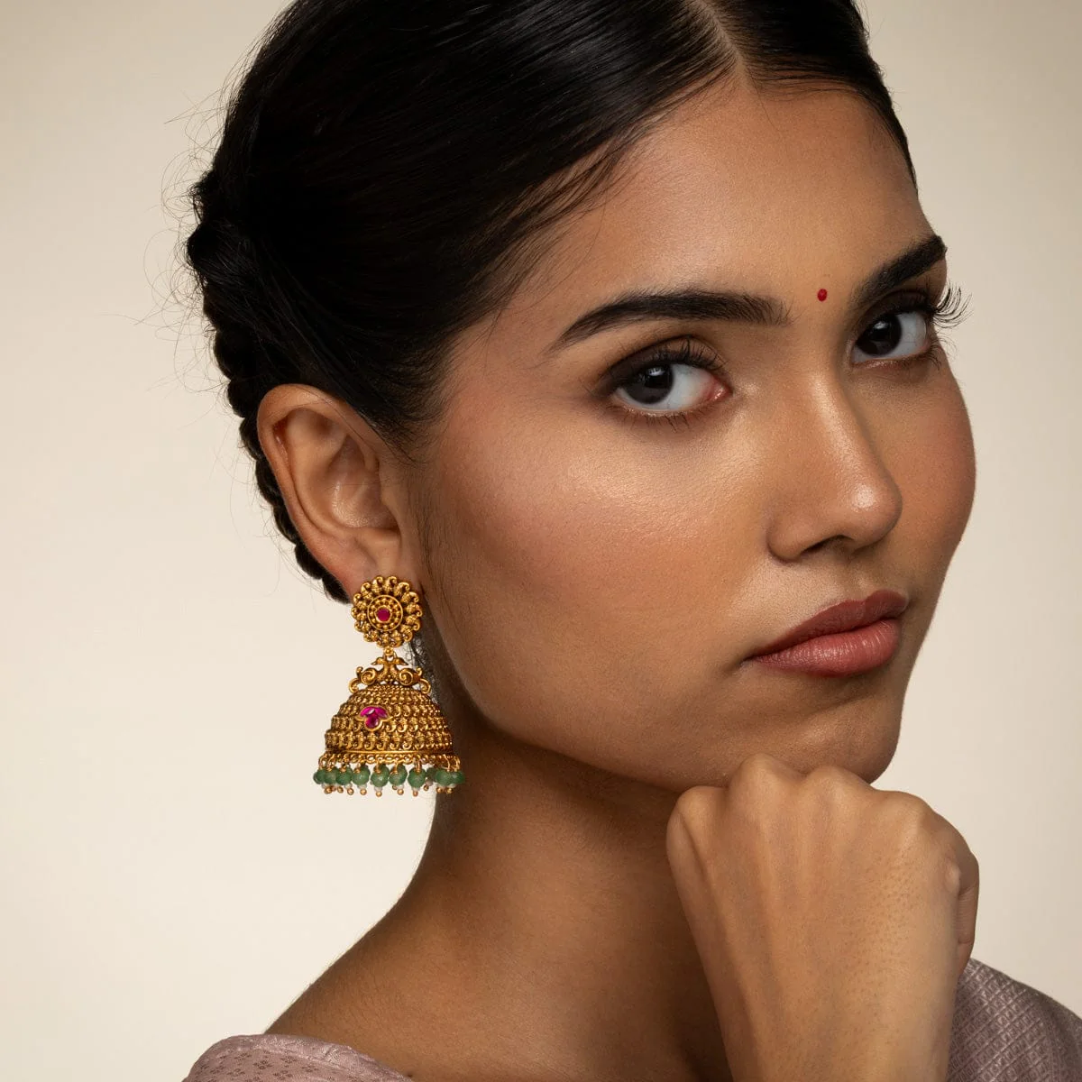 Antique Earring 192834 - Image 3