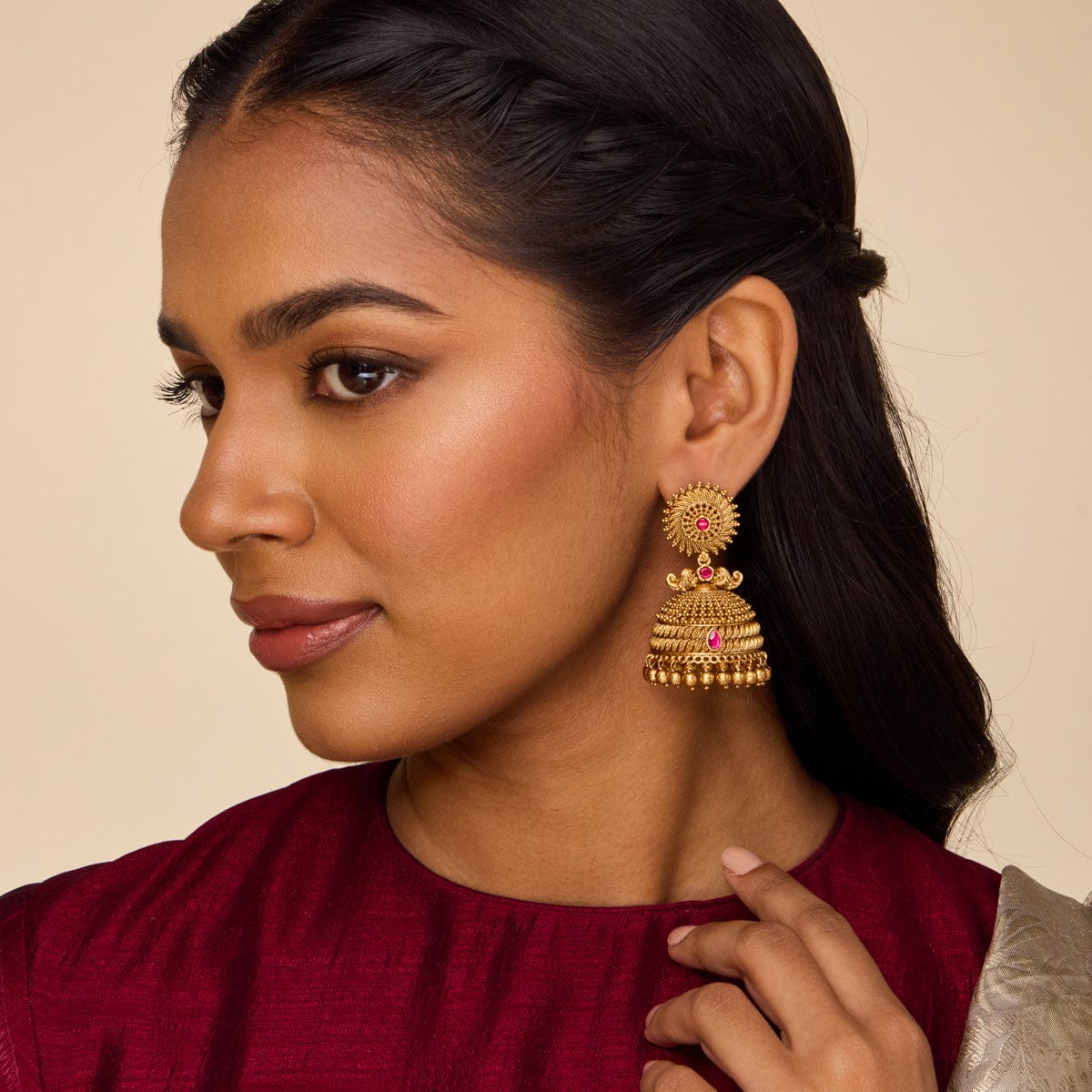 Antique Earring 192836 - Image 3