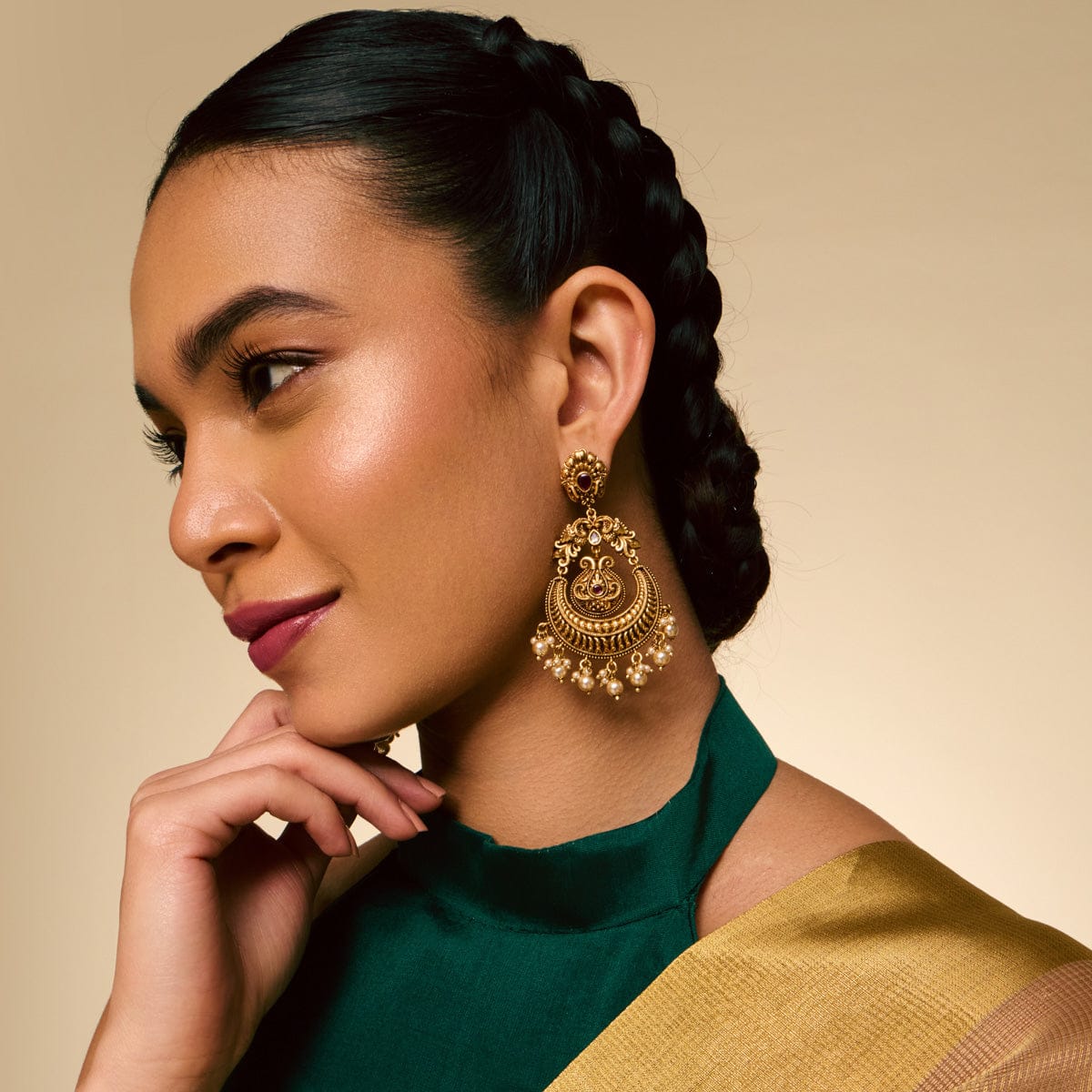 Antique Earring 193836 - Image 3