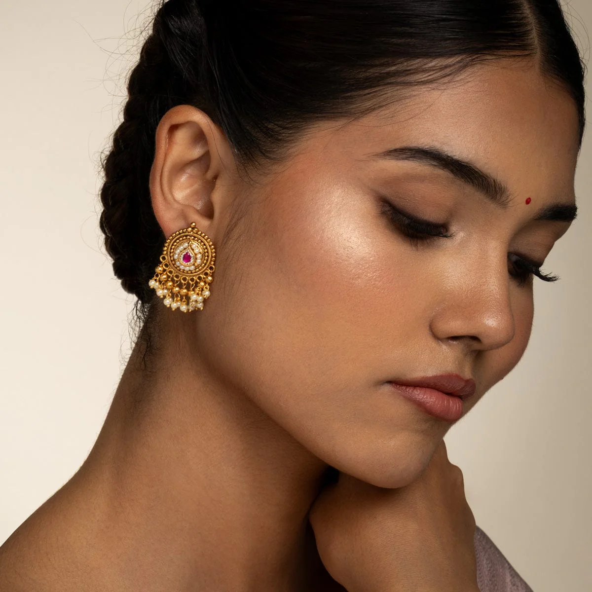 Antique Earring 193995 - Image 3
