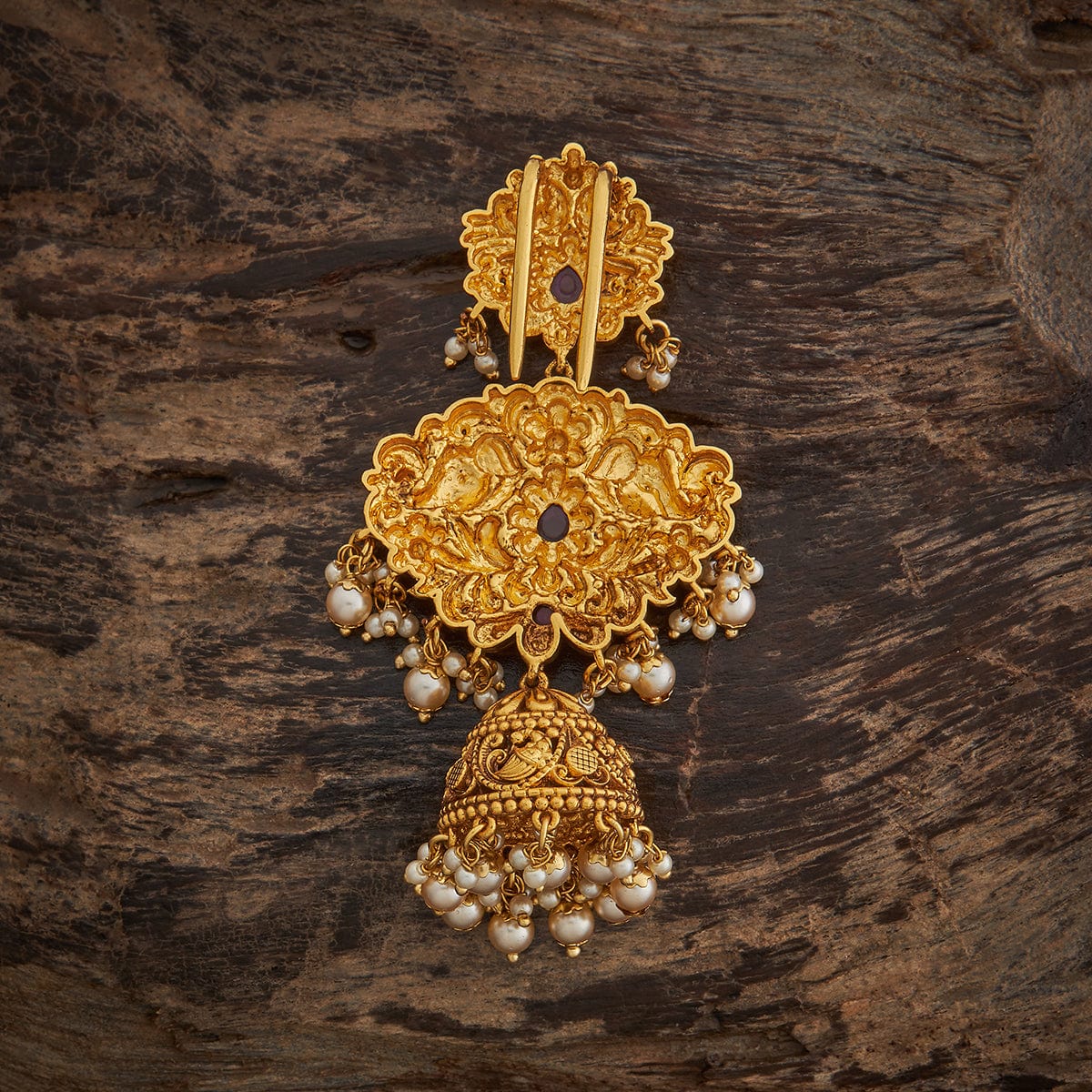 Antique Hair Brooch 185159 - Image 3