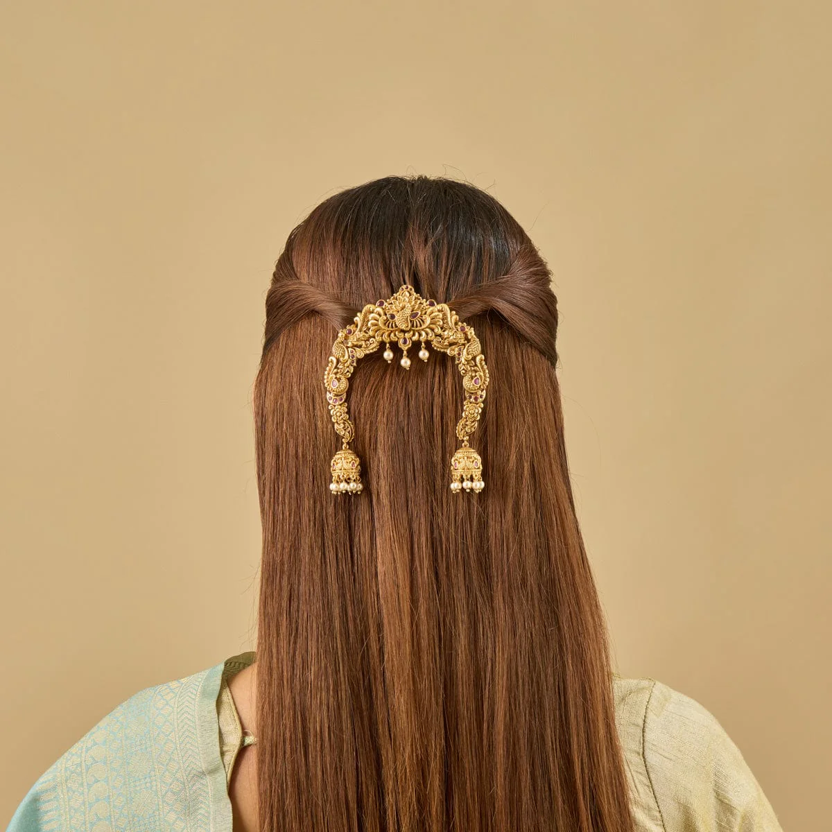 Antique Hair Brooch 185645 - Image 6