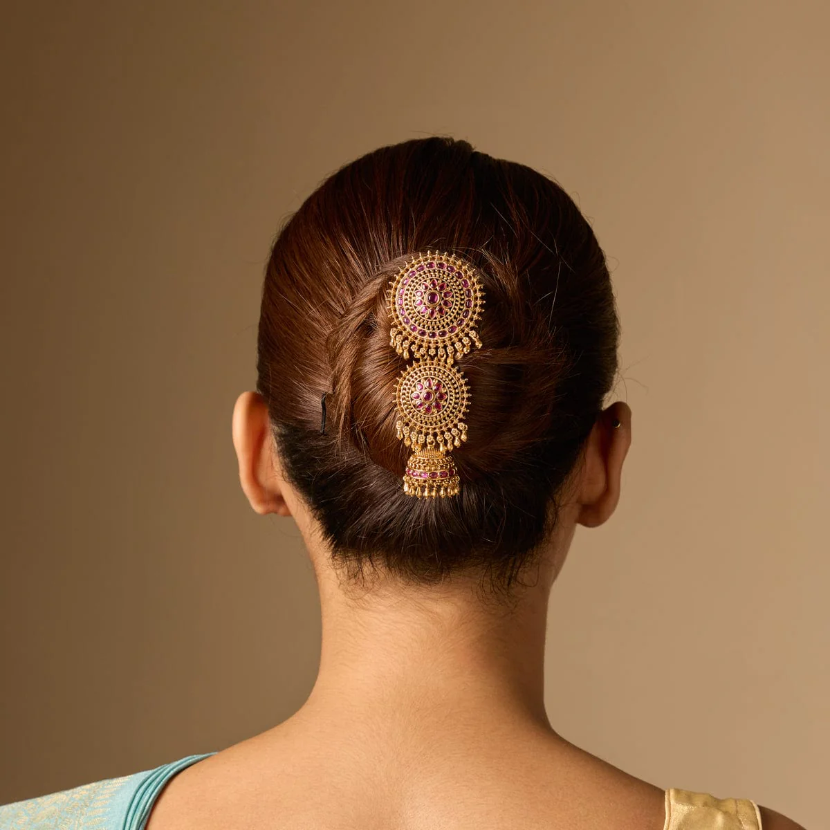 Antique Hair Brooch 187084 - Image 3