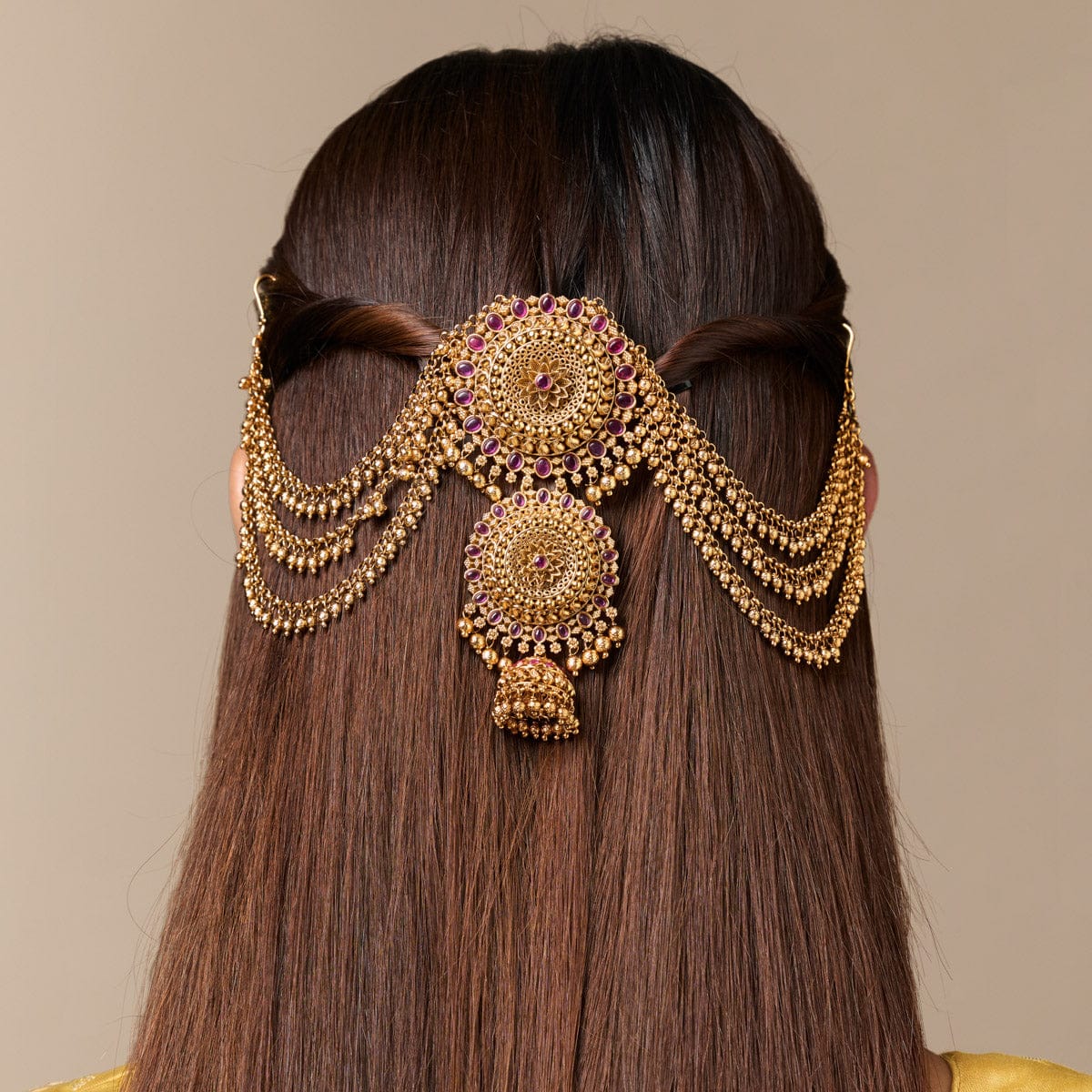 Antique Hair Brooch 189187 - Image 3