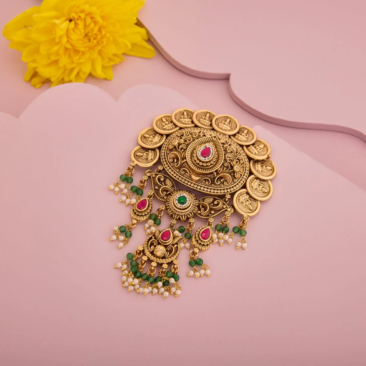 Antique Hair Brooch 197667 - Image 2