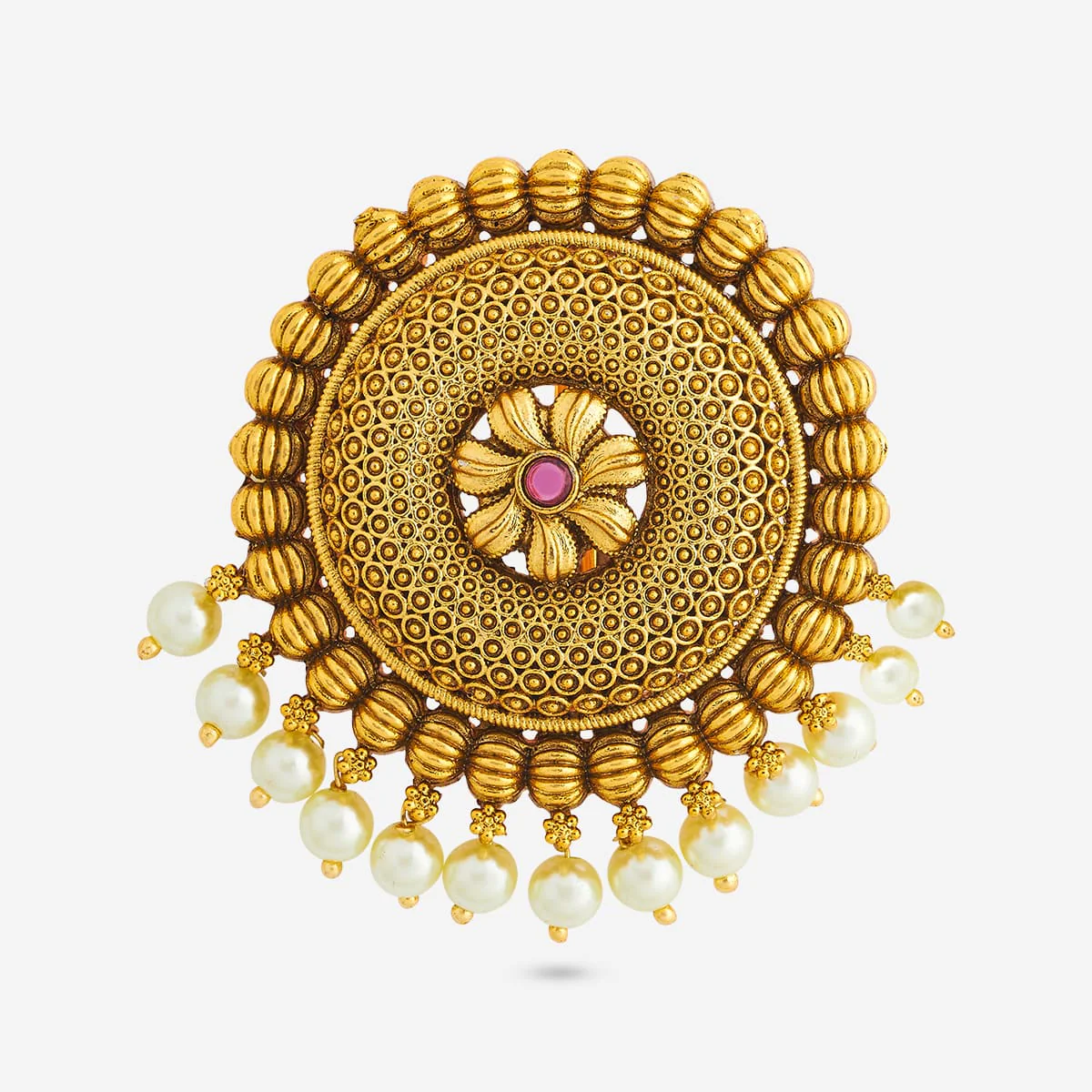 Antique Hair Brooch 201029