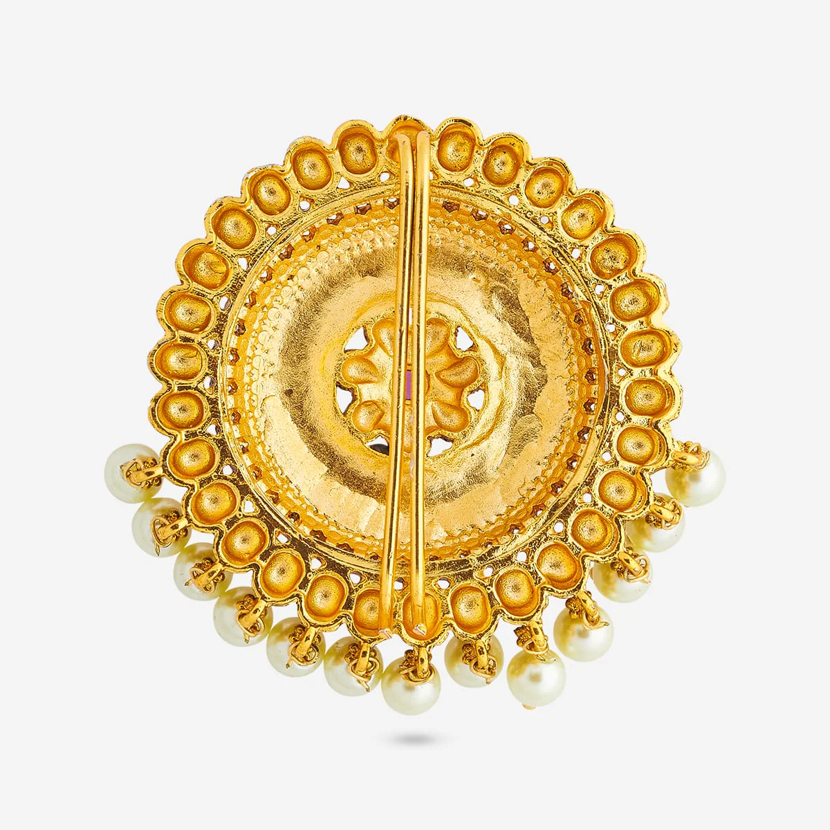 Antique Hair Brooch 201029 - Image 3