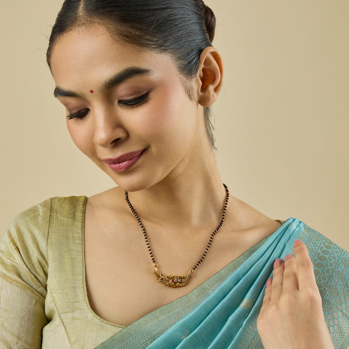 Antique Mangalsutra 182322 - Image 3