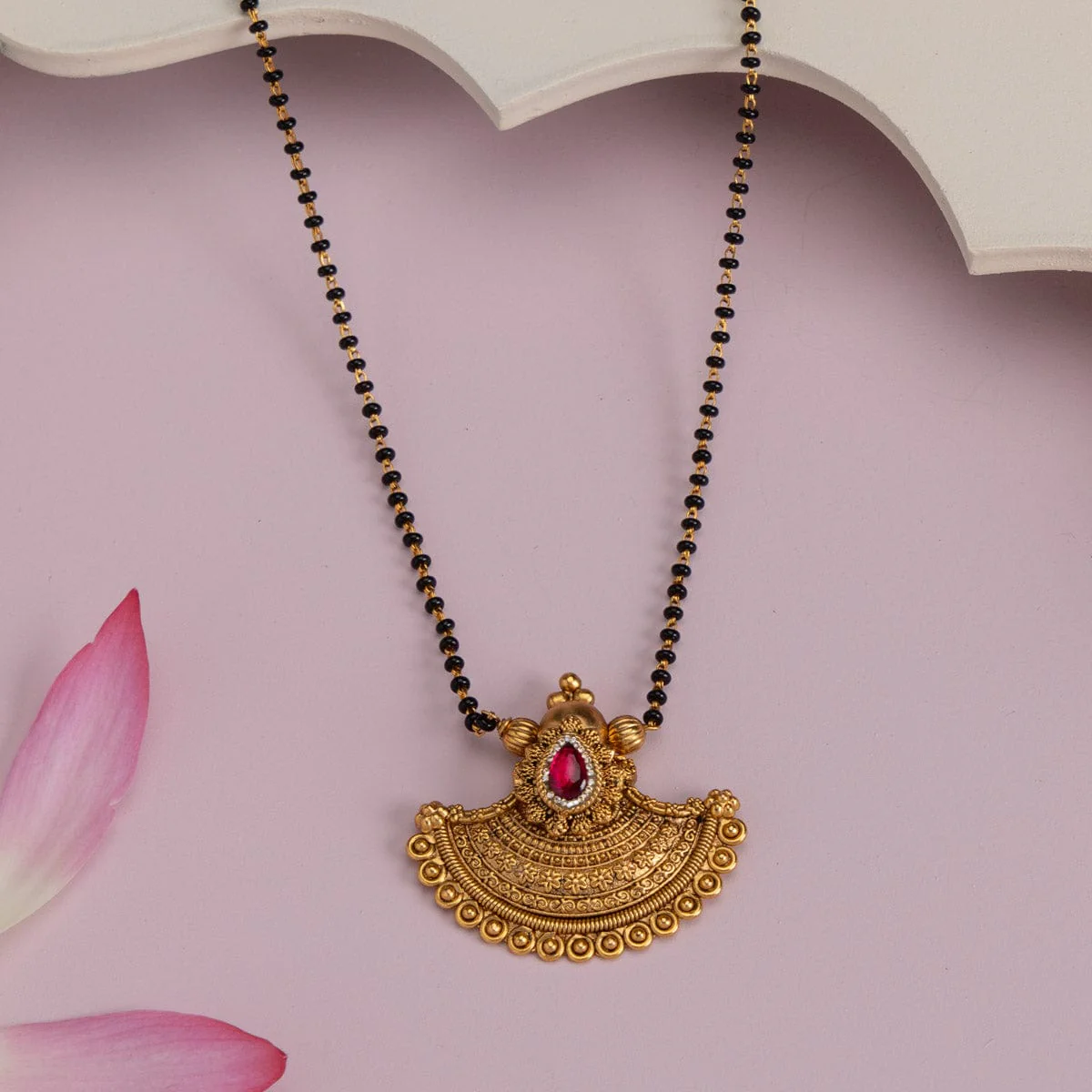 Antique Mangalsutra 186557 - Image 2