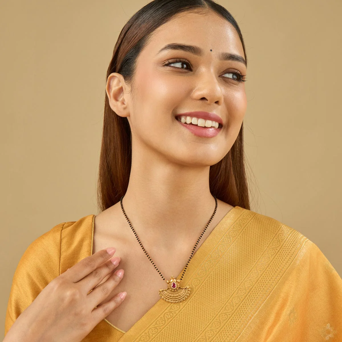 Antique Mangalsutra 186557 - Image 3