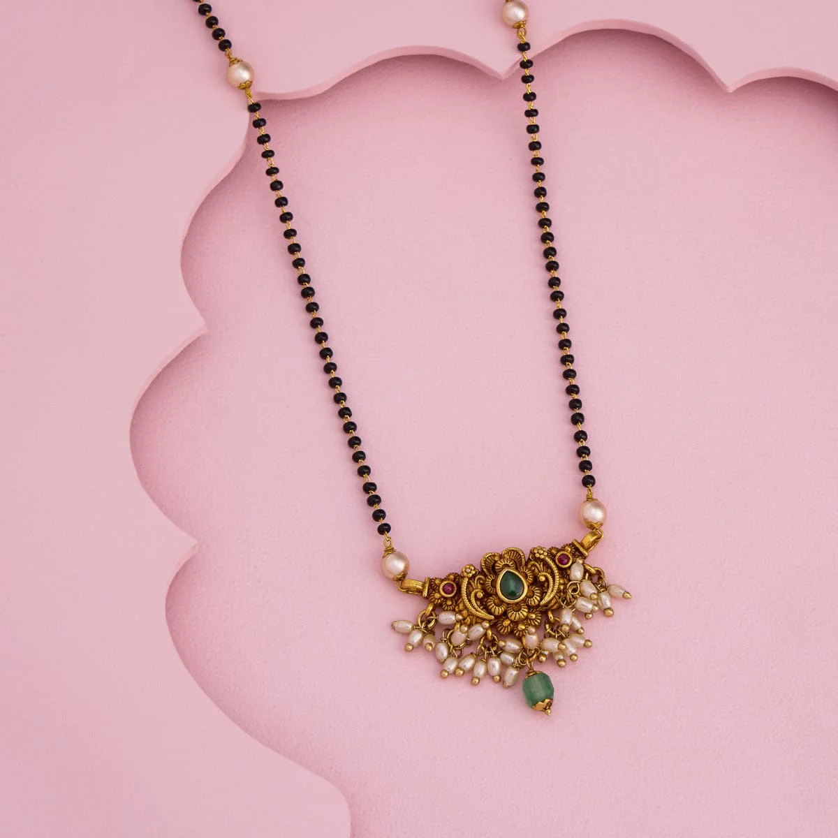 Antique Mangalsutra 188001 - Image 2