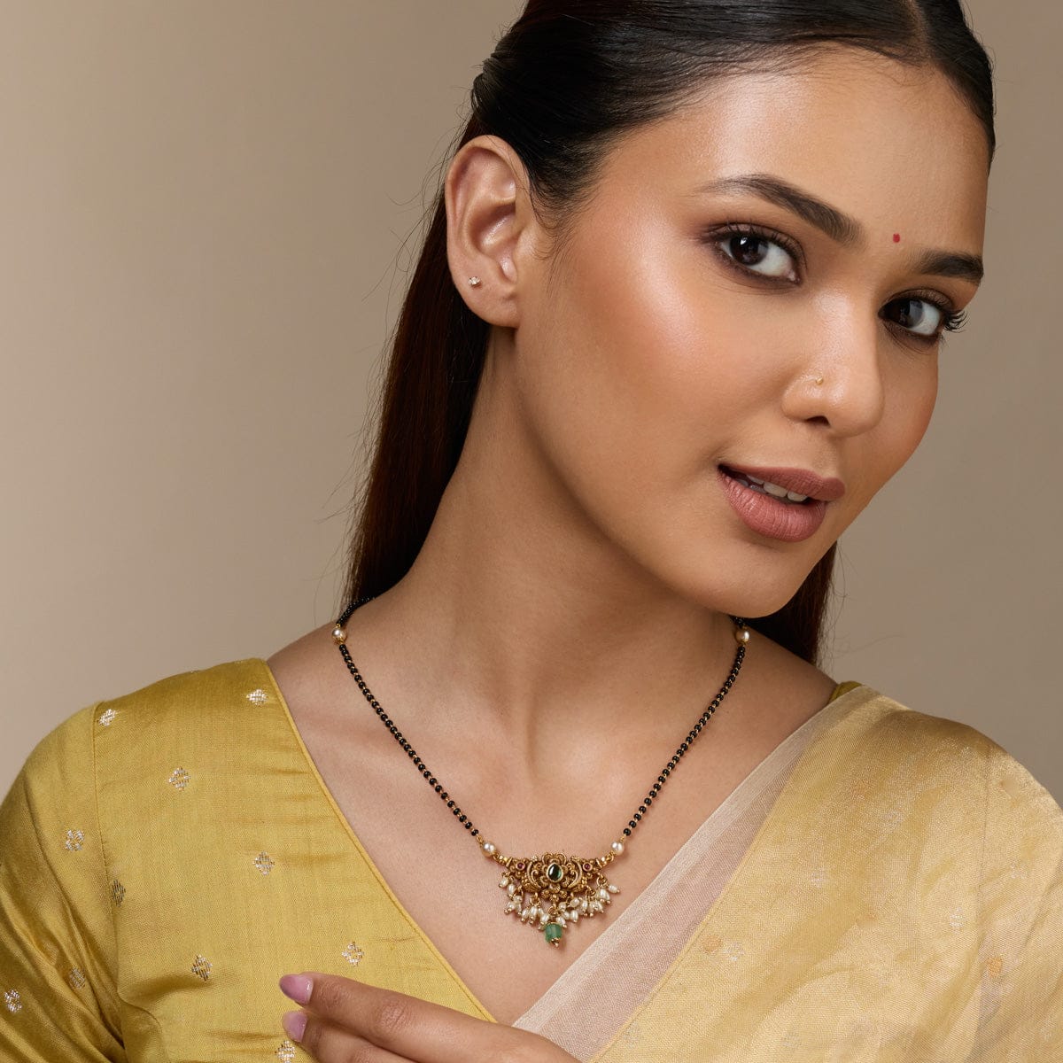 Antique Mangalsutra 188001 - Image 3