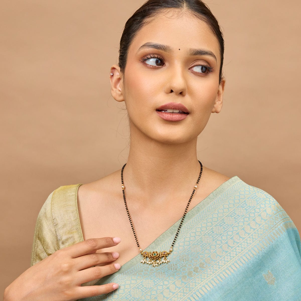 Antique Mangalsutra 188002 - Image 3