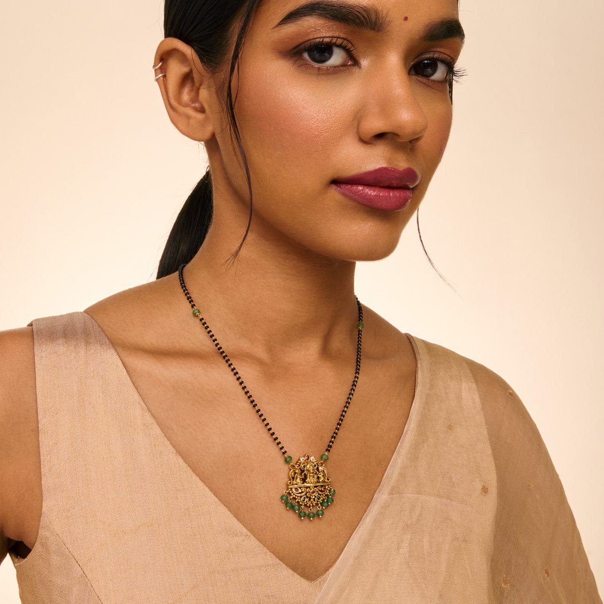 Antique Mangalsutra 193490 - Image 3