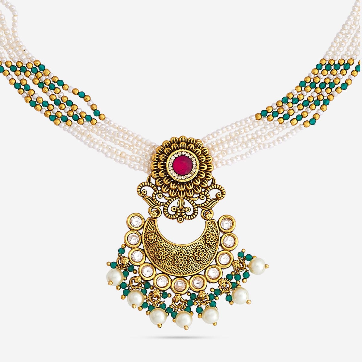 Antique Necklace 181023 - Image 5