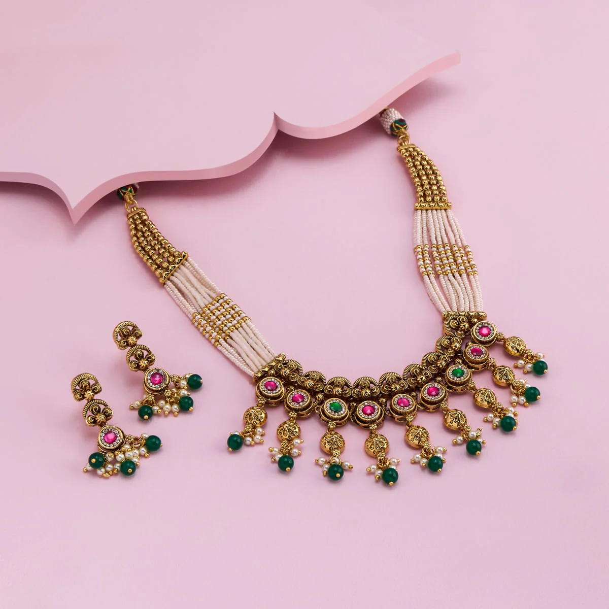 Antique Necklace 181026 - Image 2