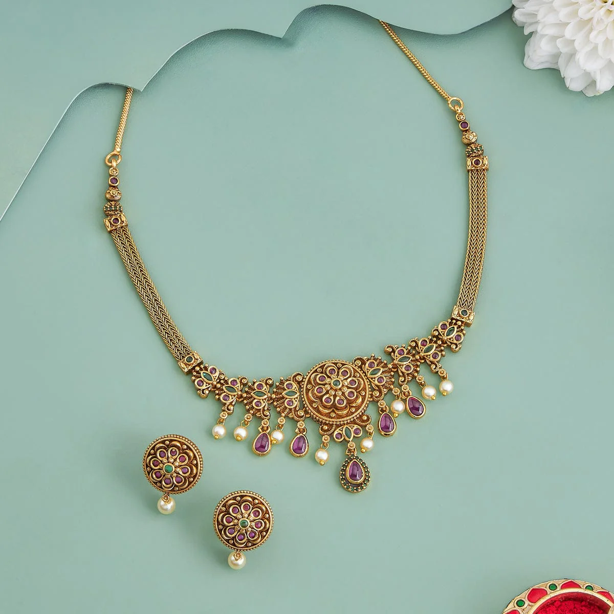 Antique Necklace 188082 - Image 2