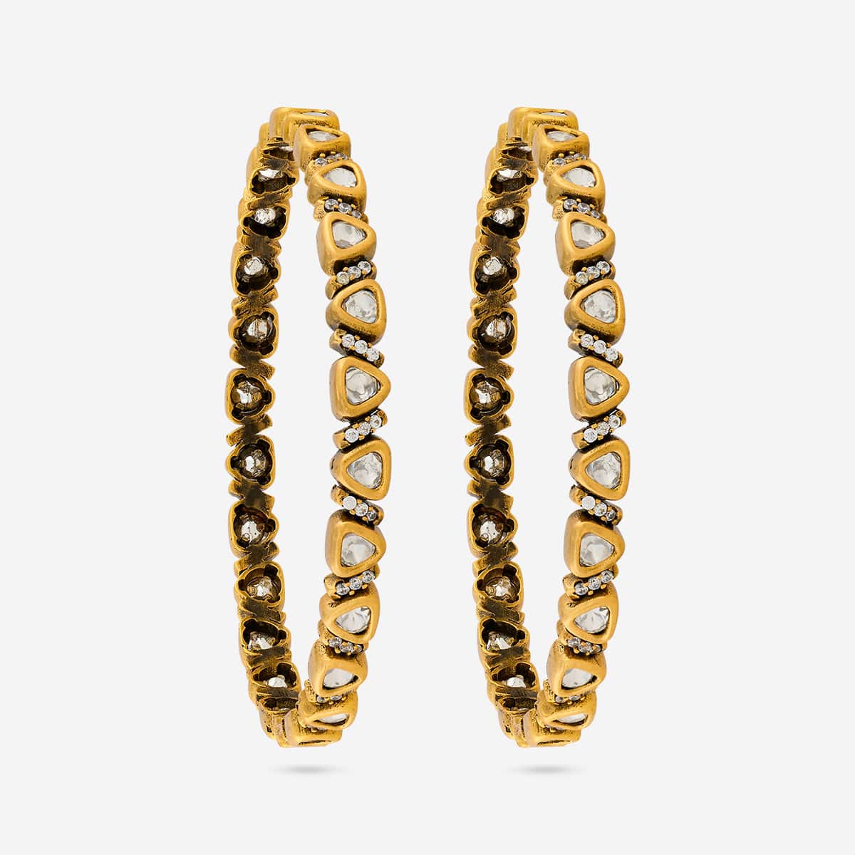 Kundan Bangle 166195 - Image 9