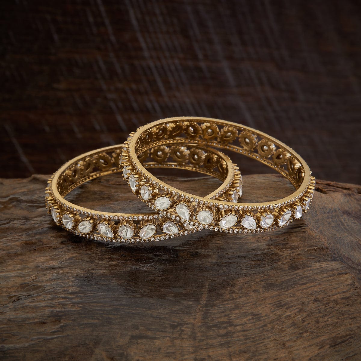 Kundan Bangle 173926 - Image 4
