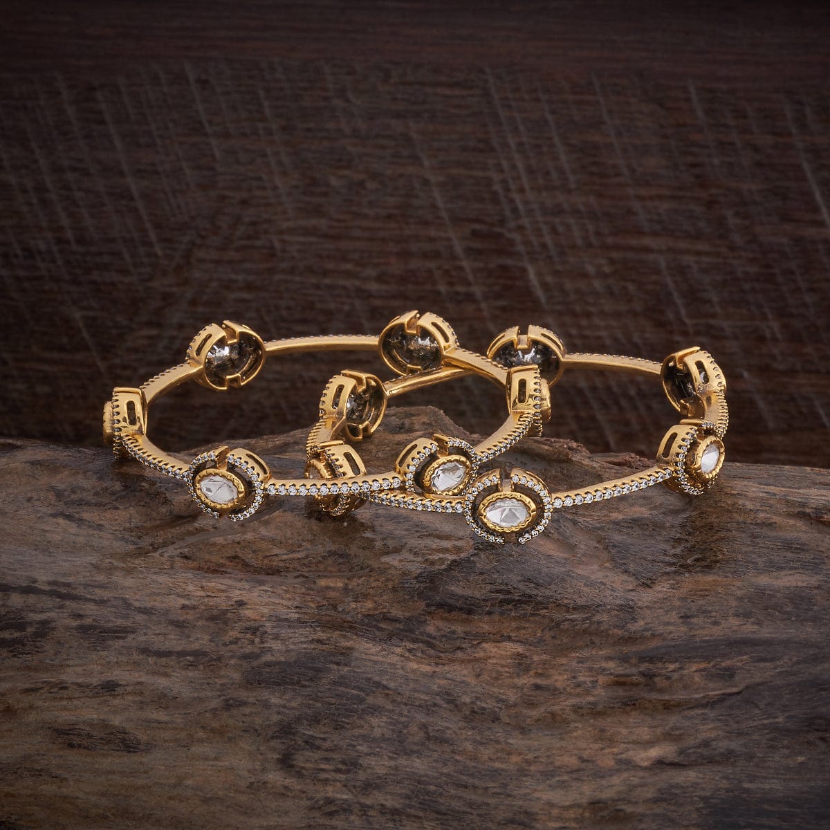 Kundan Bangle 177607 - Image 4