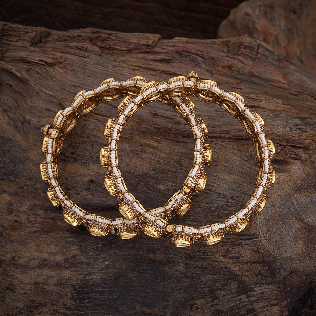 Kundan Bangle 177793 - Image 4