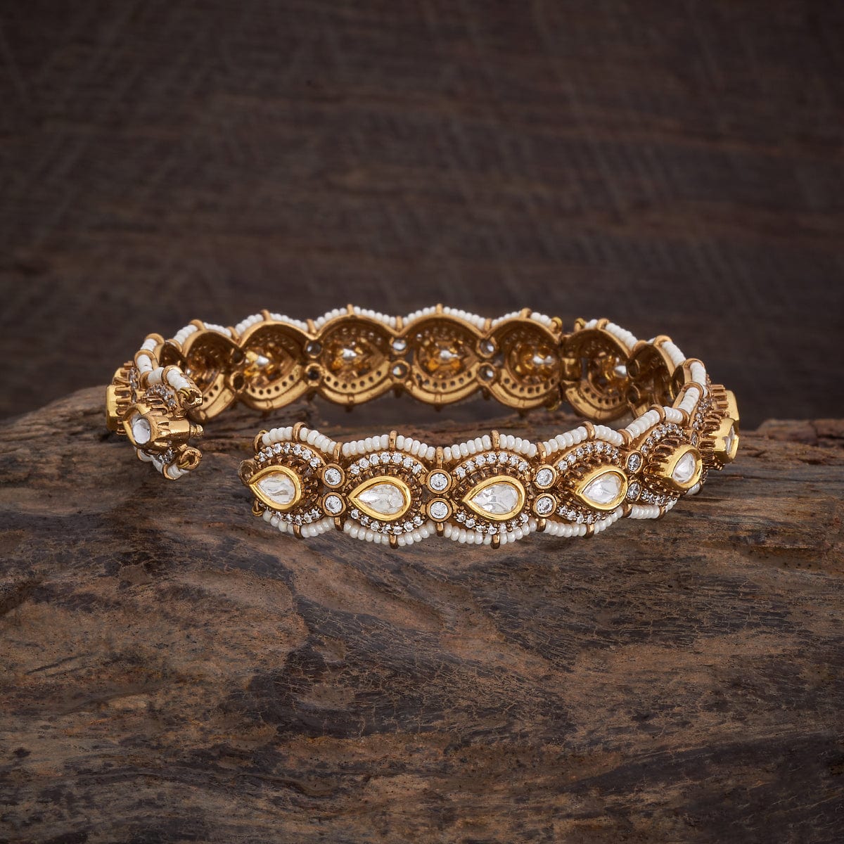 Kundan Bangle 177793 - Image 5