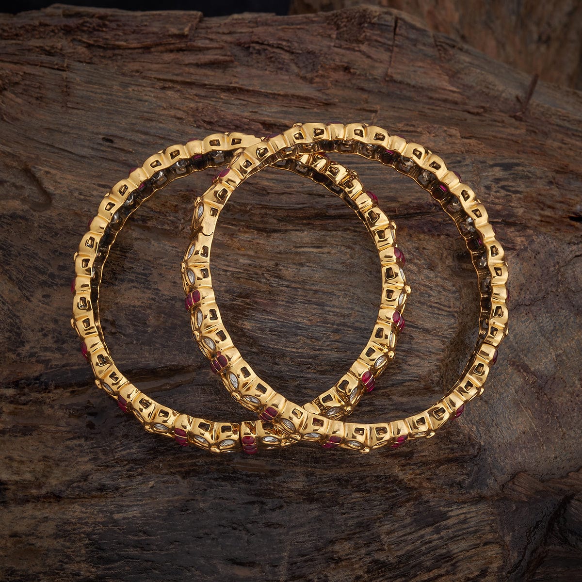 Kundan Bangle 178275 - Image 3