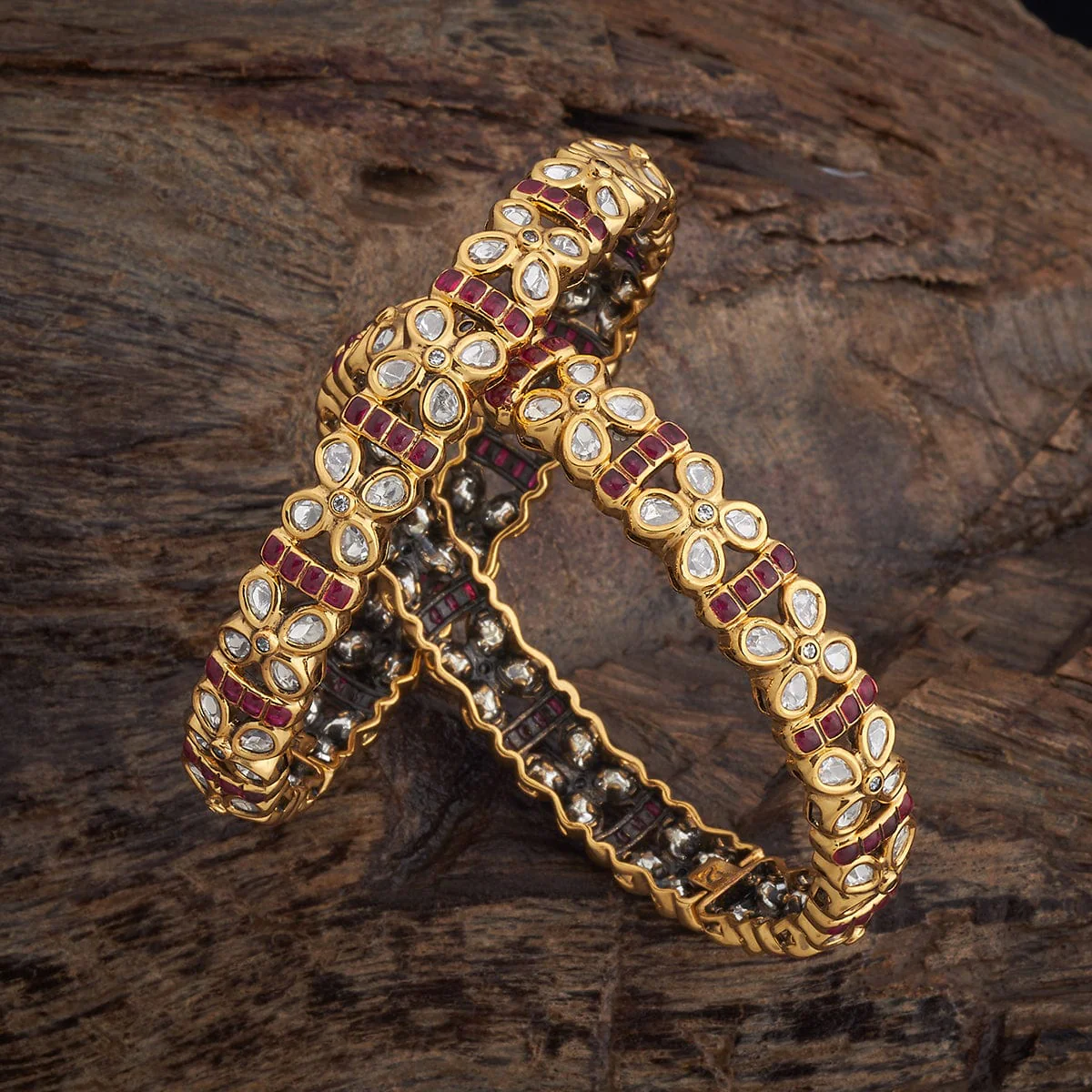 Kundan Bangle 178275 - Image 6