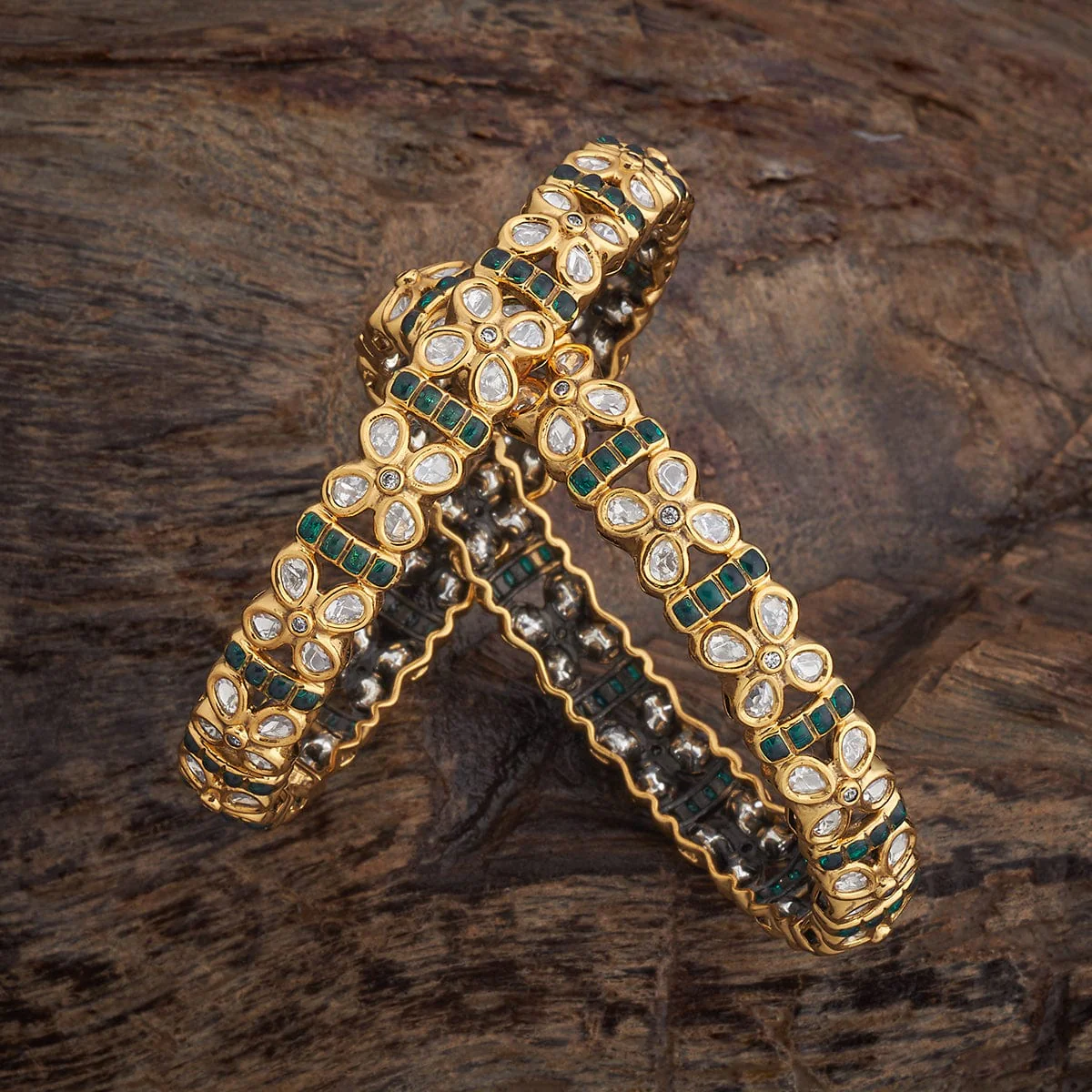 Kundan Bangle 178275 - Image 9