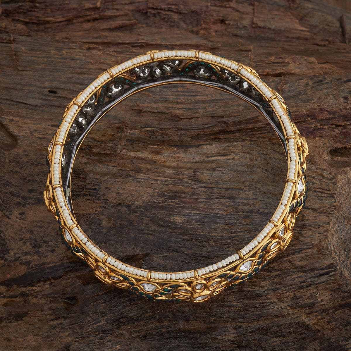 Kundan Bangle 178281 - Image 3