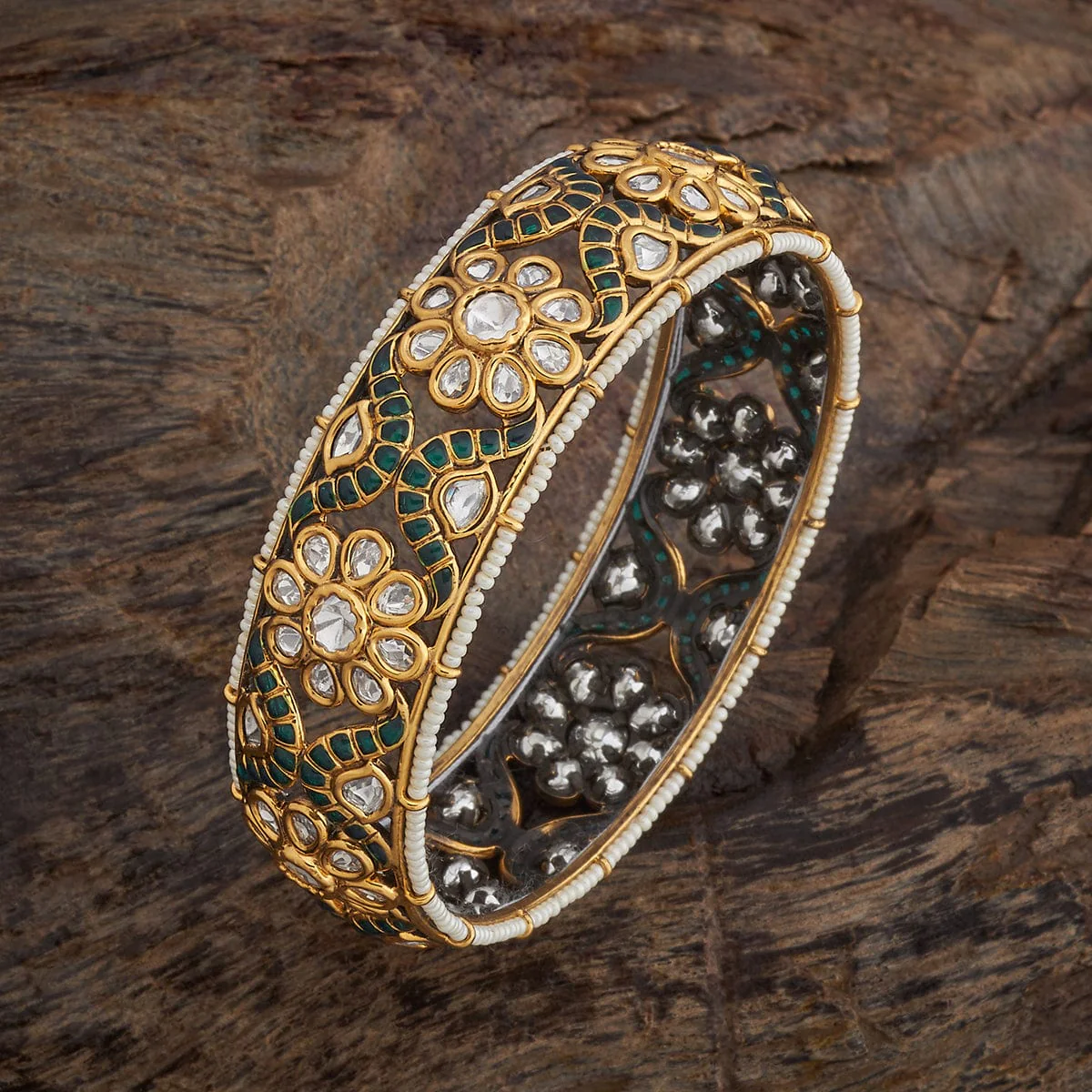 Kundan Bangle 178281 - Image 6