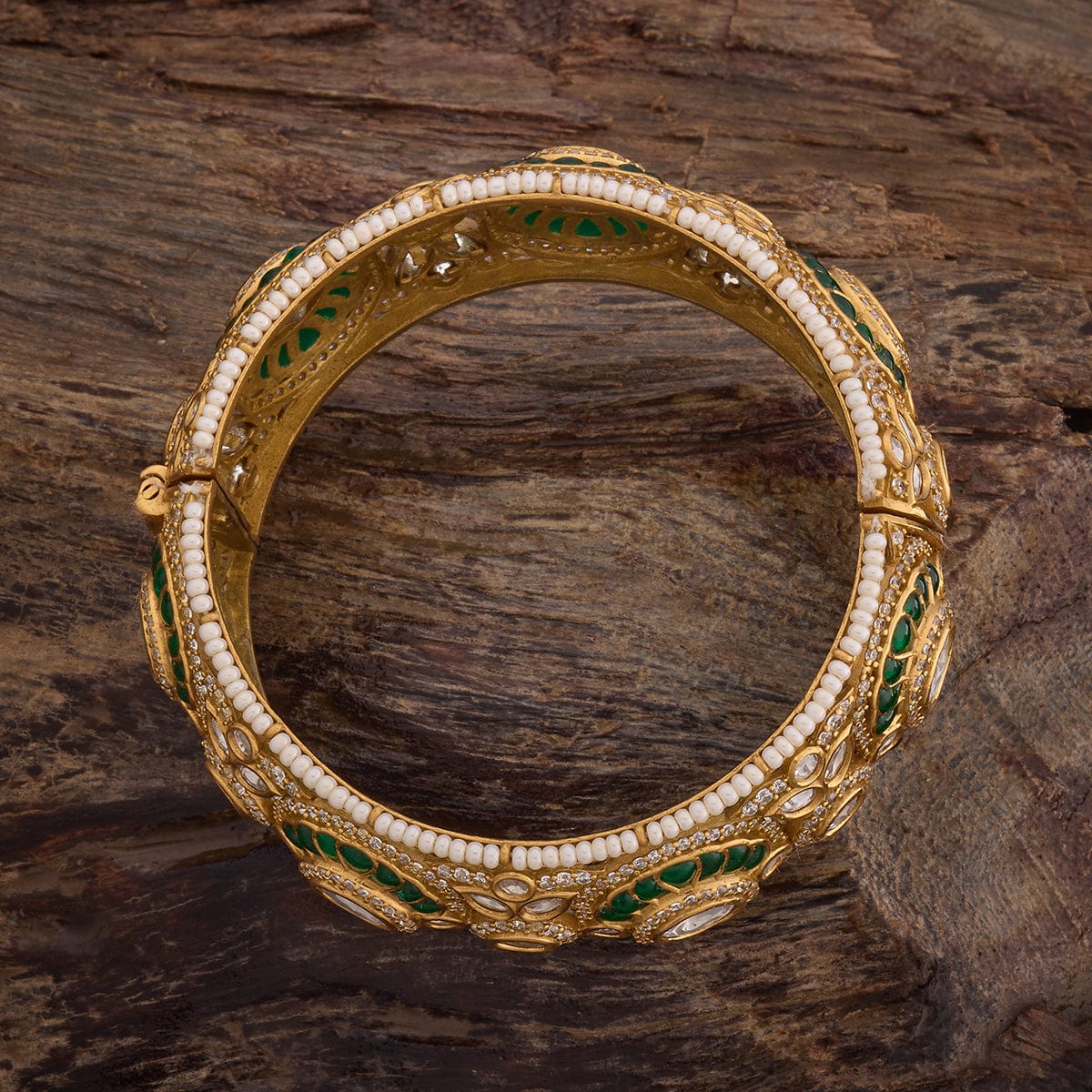 Kundan Bangle 181355 - Image 3