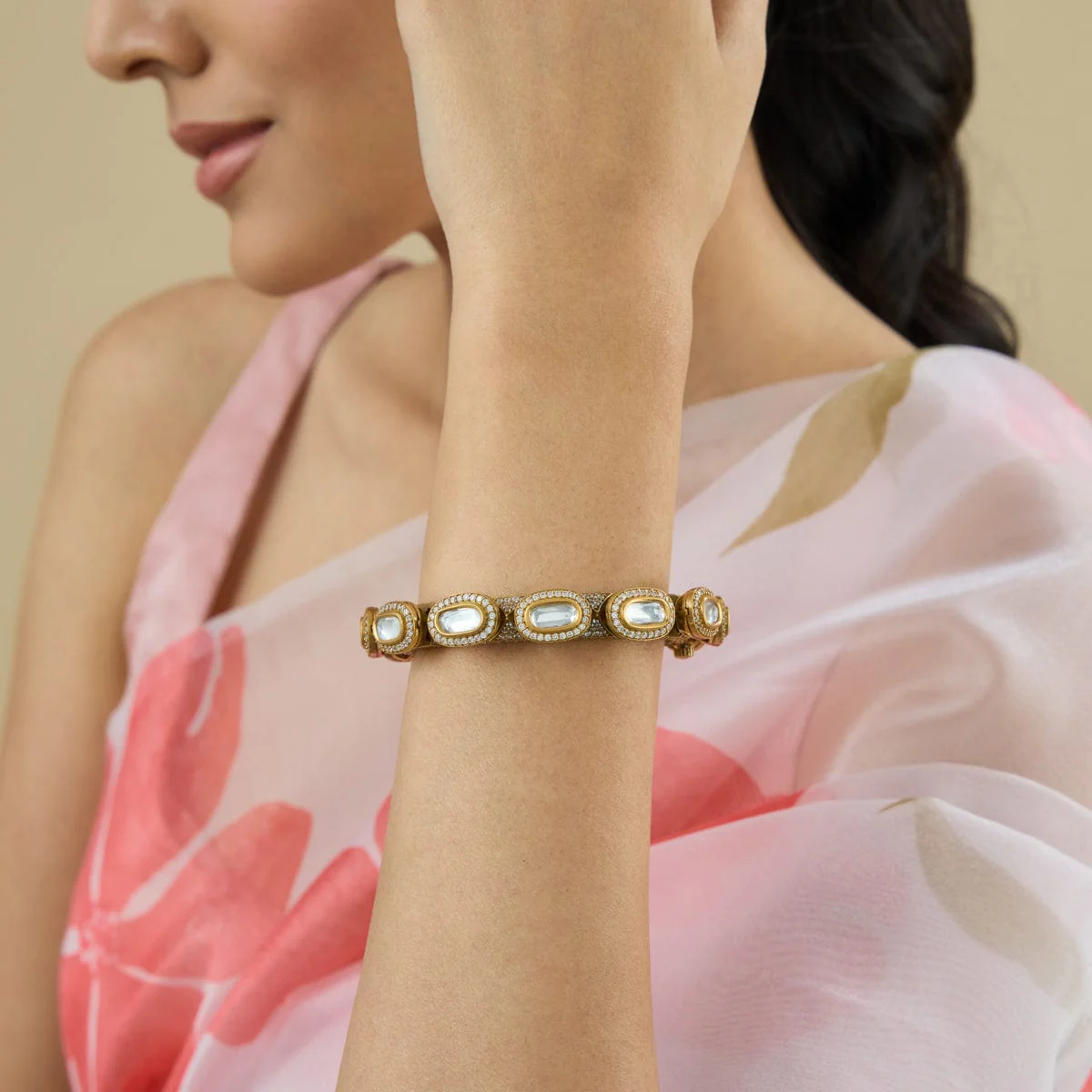 Kundan Bangle 181356 - Image 2