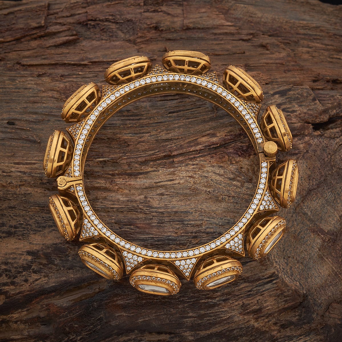 Kundan Bangle 181356 - Image 3