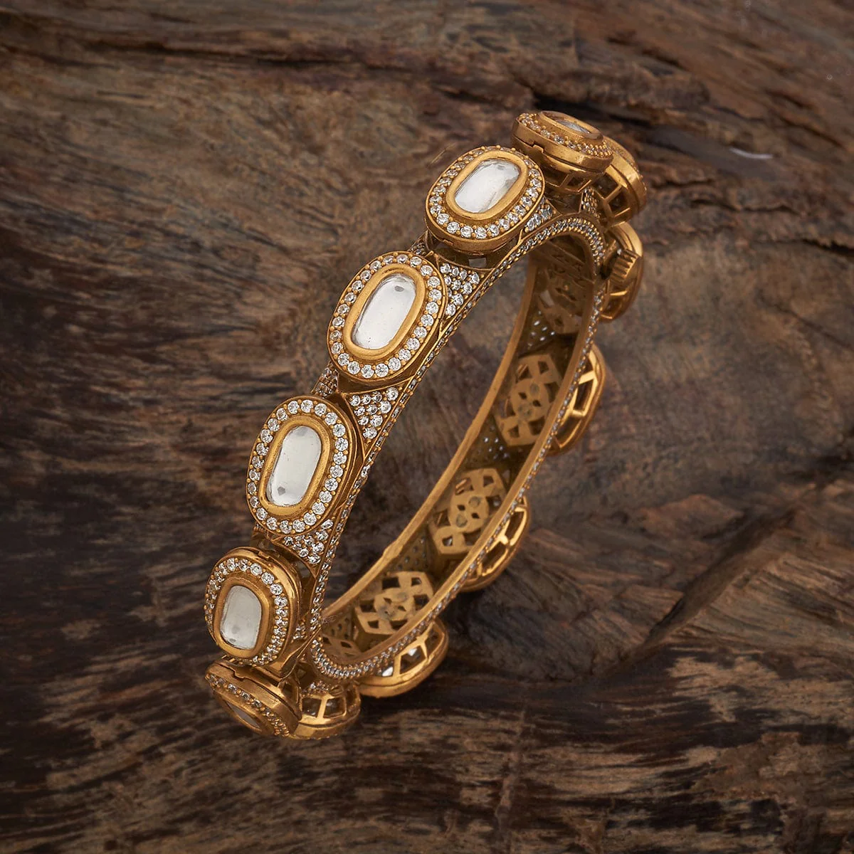 Kundan Bangle 181356 - Image 6