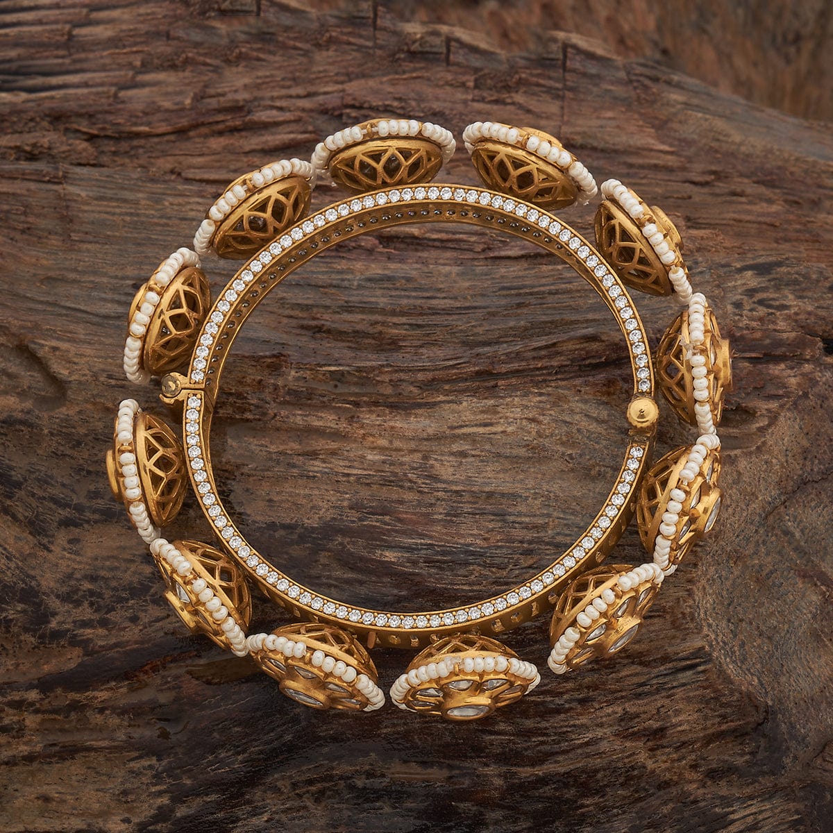 Kundan Bangle 181358 - Image 3
