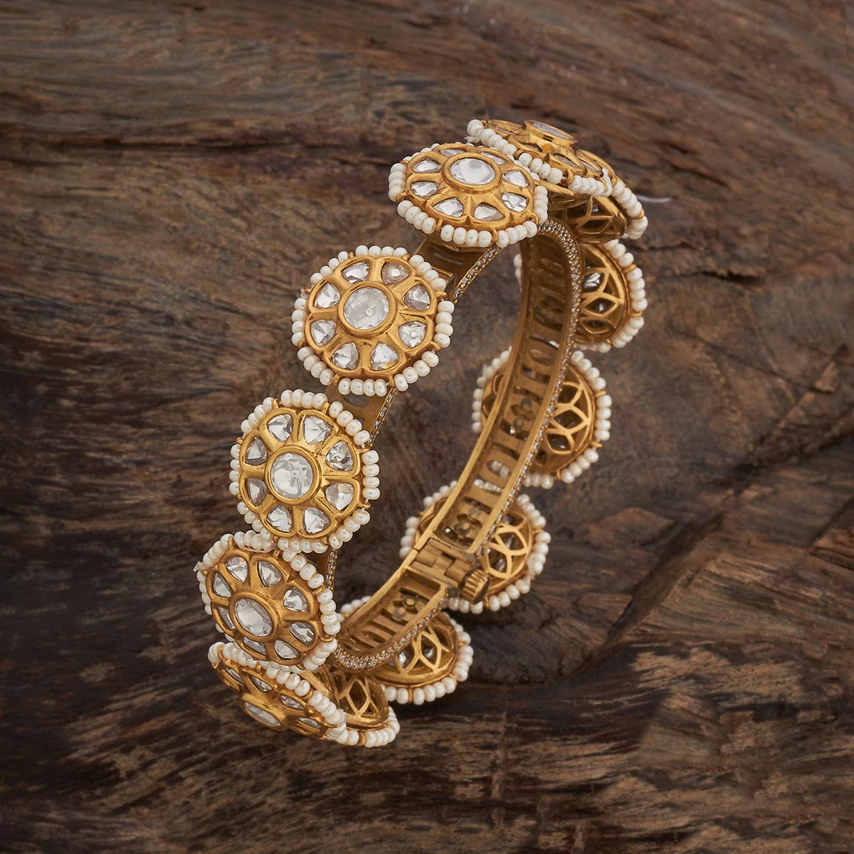Kundan Bangle 181358 - Image 5